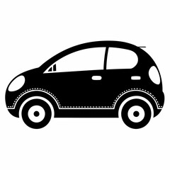 Zip Car Black silhouette