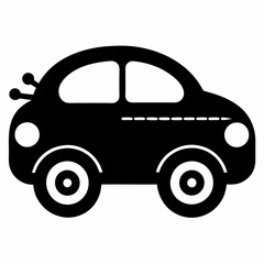Zip Car Black silhouette