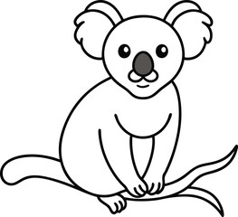 Brighten up little cute animals with this engaging kids coloring book
