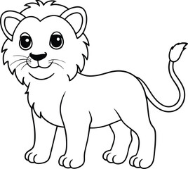 Let your child's creativity shine with this little cute animal coloring book for kids
