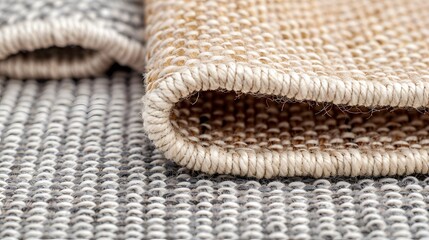 modern carpets variety selection rolled up rugs shop store