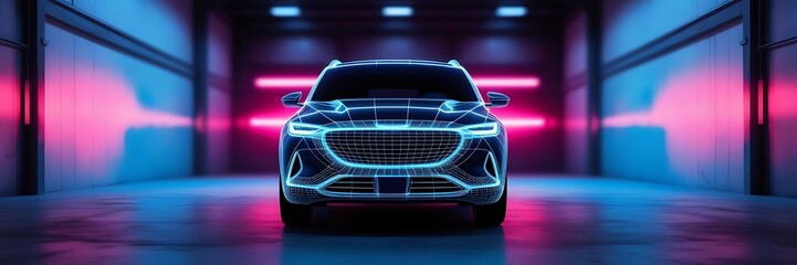 Luxury expensive car. Sport and modern luxury design.