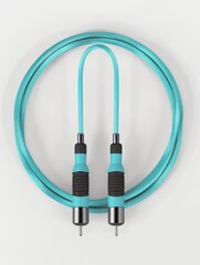 Turquoise Audio Cable.