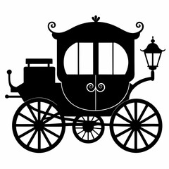 Carriage Black silhouette