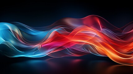 an abstract pattern with fluid, flowing lines.