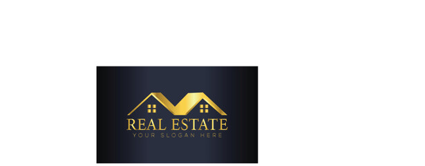 Real estate logo design, home logo design vector template, house vector art
