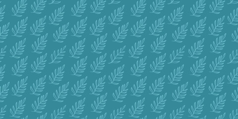 leaves vector pattern background. aesthetic leaf seamless pattern. leaves pattern background. seamless patterns with leaves.