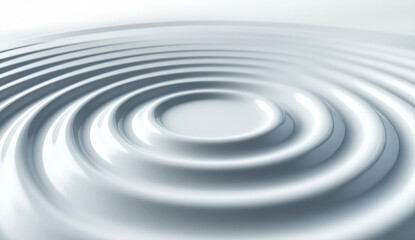 White background with circular ripples