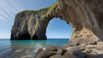 Fototapeta premium cliffs, sea