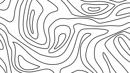 Fototapeta premium Topographic map background. Topographic contour map background. Contour background. Abstract wavy lines background. Background with topographic contours. 