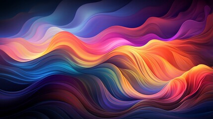 a pattern inspired by the Aurora Borealis.