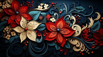 a pattern inspired by Indian henna s.