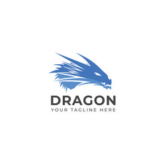 Creative Dragon logo vector design 
