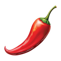 3d vector red hot chilli design