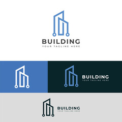 Creative Tech building logo design