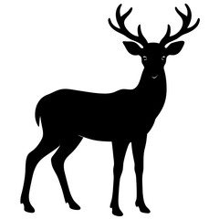 deer silhouette vector