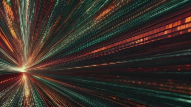 Brain or optic cells transforming movements through nuclear or core energy patterns