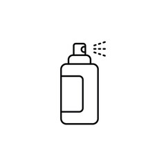 Spray icon design with white background stock illustration