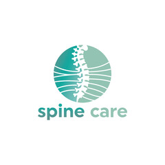 Chiropractic logo vector, spine health care, spine care, chiropractic symbol vector logo design, Human spine symbol , backpain relief, bone care