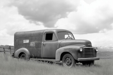 Fototapeta premium 1950s Delivery Truck