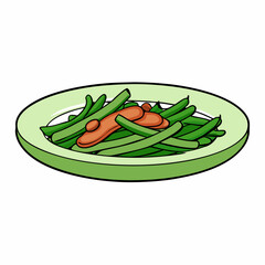 Country-Style Green Beans & Bacon Fresh Legumes with Crispy Bacon