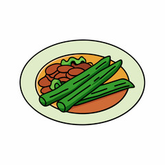Country-Style Green Beans & Bacon Fresh Legumes with Crispy Bacon
