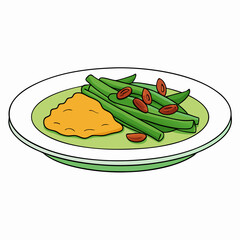 Country-Style Green Beans & Bacon Fresh Legumes with Crispy Bacon