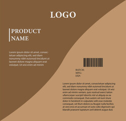Product Packaging, Jar Lebel Designing