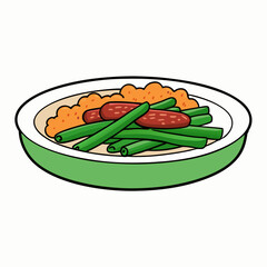 Country-Style Green Beans & Bacon Fresh Legumes with Crispy Bacon