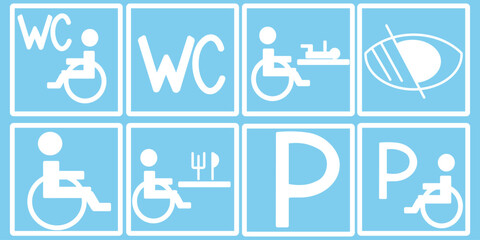 disabilities icons