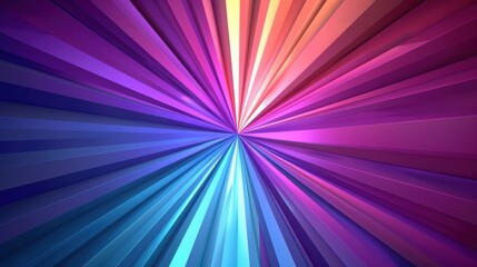 Abstract geometric design with a vibrant multicolor spectrum and radial symmetry.