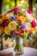 Fototapeta premium wedding bouquets flower arrangements