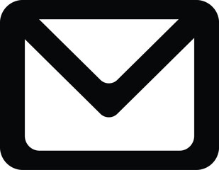 Message envelope line art icon for apps and websites, mail icon, email icon vector. e-mail icon. envelope illustration