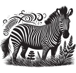 zebra vector illustration