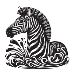 zebra vector illustration