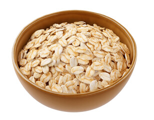 Haferflocken, isoliert Hintergrund, Freisteller, Transparent 