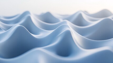 Subtle 3D wave patterns with a minimalistic approach