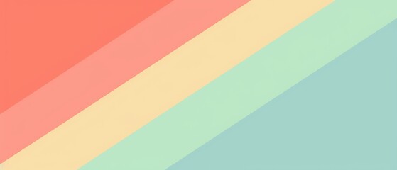 Abstract image with diagonal stripes in pastel colors creating a calm and soft atmosphere.