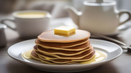 pancakes with butter