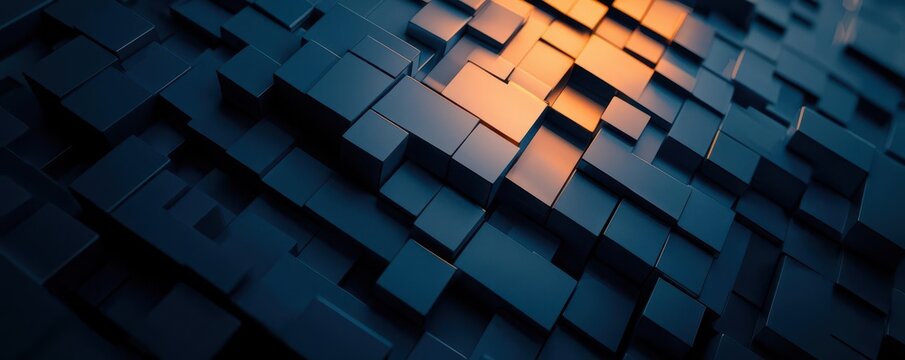 Abstract rendering of a digital economy being shaped by policy changes, concept of adaptive economic strategies