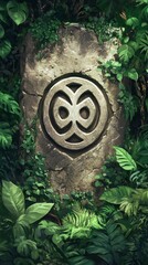 Triskele Triple Spiral Ancient Carving Celtic Paganism Religion Spiritual Symbol