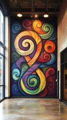 Triskele Triple Spiral Modern Artwork Celtic Paganism Religion Spiritual Symbol