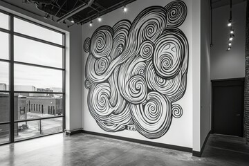 Triskele Triple Spiral Modern Artwork Celtic Paganism Religion Spiritual Symbol