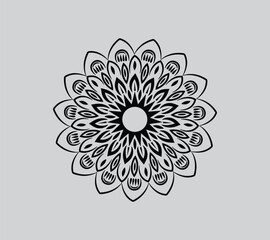 Mandala Luxury Line Drawing Design Illustration