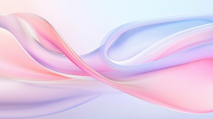 Fototapeta premium A pink and blue wave with a white background