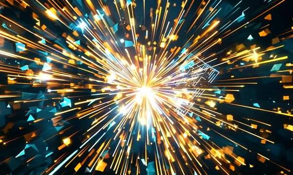 Abstract Light Burst