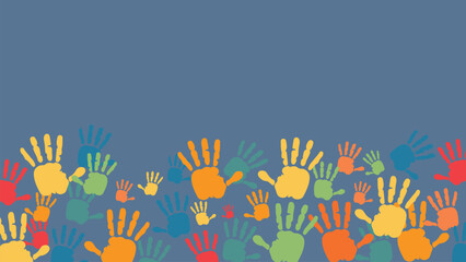 Abstract diversity minimalist design background.