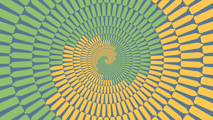 Abstract spiral dotted vortex style background for your creative project.