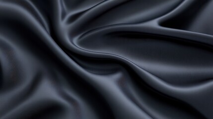 Fototapeta premium A black fabric with a pattern that is not visible