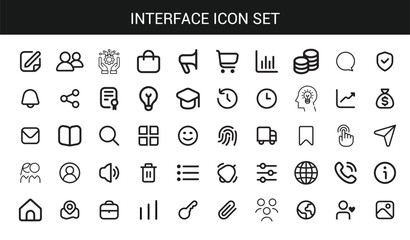 User interface icon set 